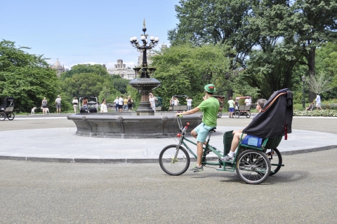 Nowy Jork: Prywatna wycieczka pedicabem do Central Parku1-godzinna wycieczka w języku angielskim