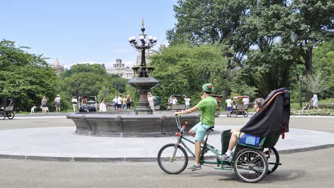 new york city central park tour by pedicab