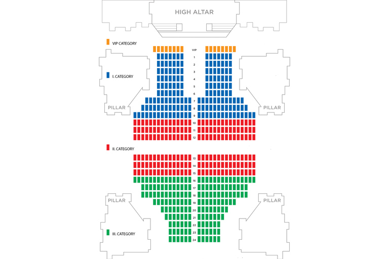 Basílica de San Esteban: entradas concierto de órganoCategoría I