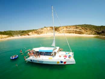 Vanuit Lagos: Algarve Cruise per Catamaran