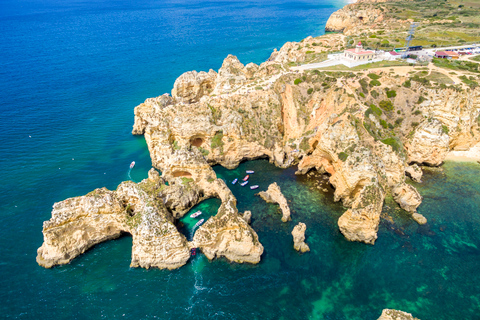 Vanuit Lagos: 3 uur door de Algarve varen op een catamaran