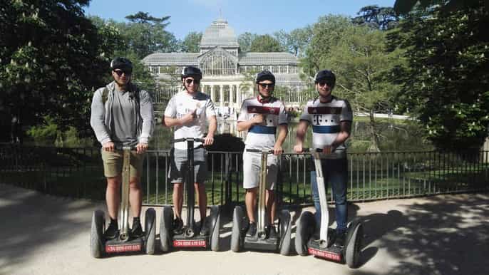 madrid retiro park segway tour