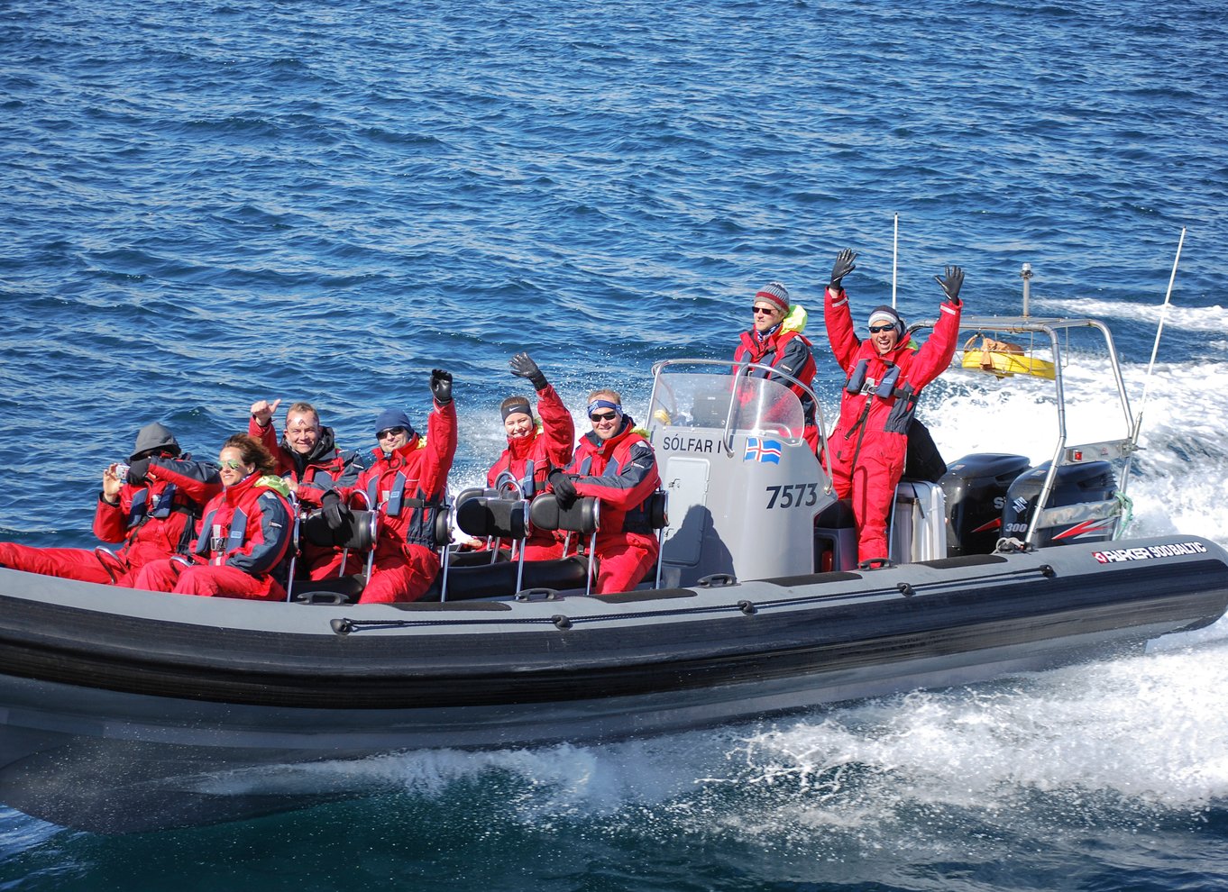 Akureyri: 2-timers hvalsafari med RIB-speedbåd