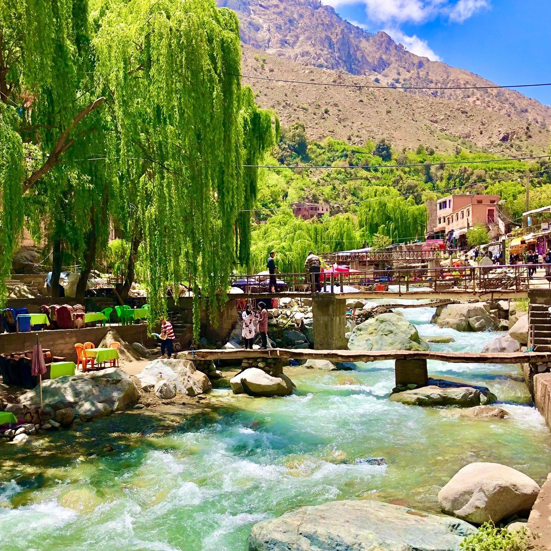 Marrakech : Excursion dans la vallée de l'Ourika avec cascades et déjeuner - trekking