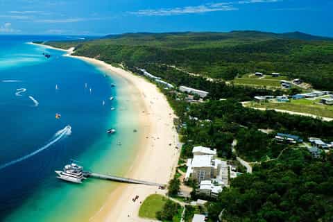 Brisbane to Moreton Island Return Ferry & Adventure Day Pass