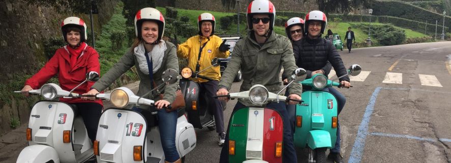 From Florence: Tuscan Countryside Tour on a Vintage Vespa