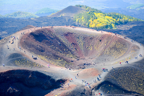 Catania: Mt. Etna Private Tour with Food and Wine Tasting Private Etna Tour with Lunch & Wine From Taormina & Nearby