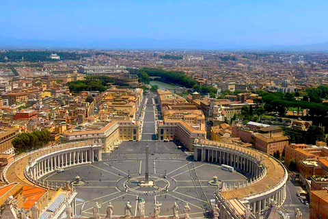 Rome: St. Peter's Basilica, Dome, and Vatican Grottoes Tour Group Guided Tour in Italian