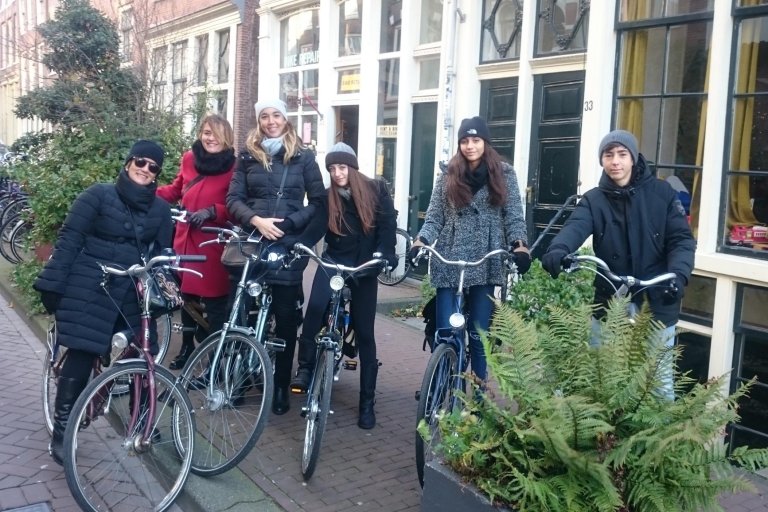 Amsterdam : visite à vélo de la ville avec un guide local