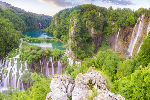 Visite d&#039;une jounée privée : Lacs de Plitvice et Rastoke depuis Zagreb