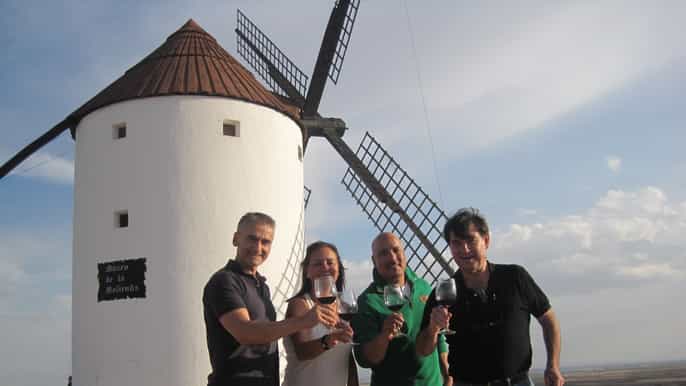 windmills of don quixote wine tour from madrid