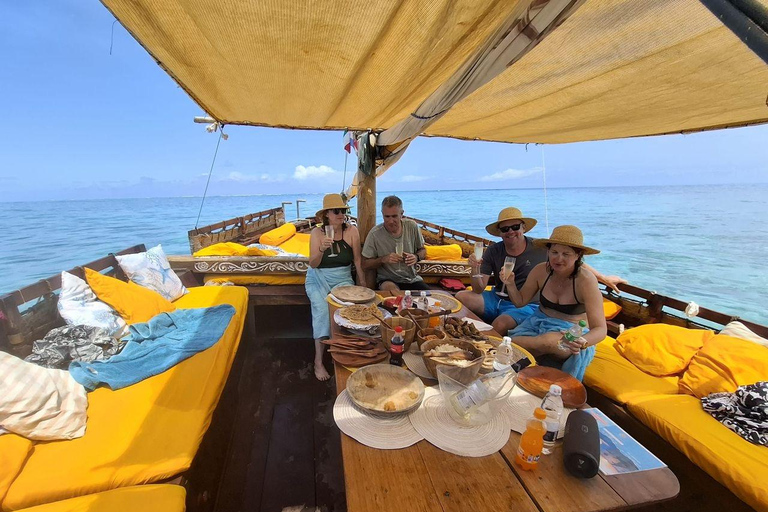 Zanzibar: Private Sunset Dhow Dinner Cruise & Transfers