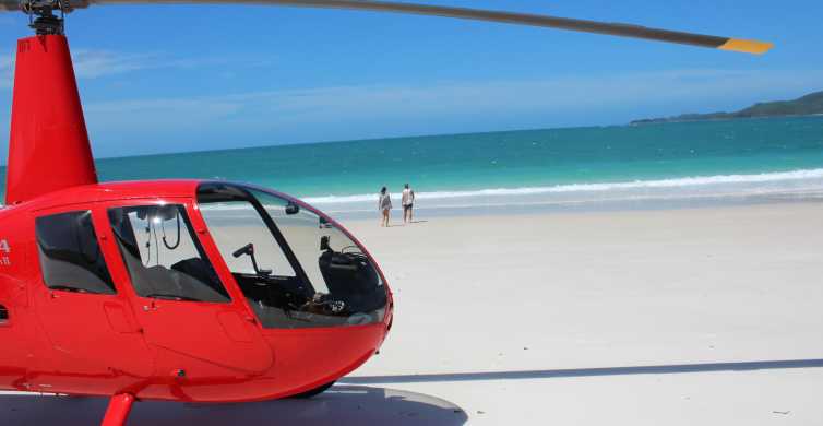 Whitsunday Helicopter Tour Flight + Whitehaven Landing GetYourGuide