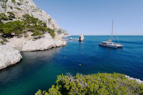 Ab Marseille: Calanques-Bootsfahrt und Mittagessen
