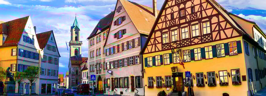 Excursion privée d'une journée de Munich à Harburg, Dinkelsbuhl et Rothenburg