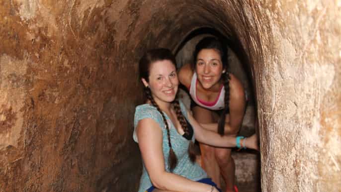 cu chi tunnels morning or afternoon guided tour