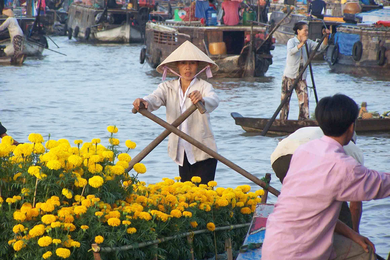 De Ho Chi Minh: excursion privée d'une journée au marché flottant de Cai RangMarché flottant de Cai Rang et excursion privée d'une journée dans le delta du Mékong