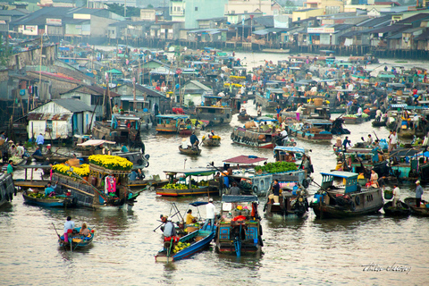 De Ho Chi Minh: excursion privée d'une journée au marché flottant de Cai RangMarché flottant de Cai Rang et excursion privée d'une journée dans le delta du Mékong