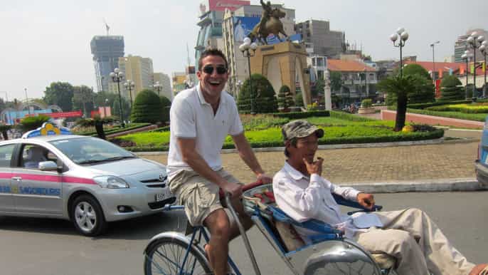 customized ho chi minh city experience on cyclo with driver