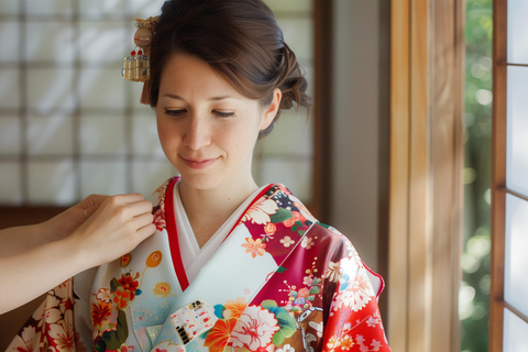 Hiroshima: Experience Japanese kimono by renting it