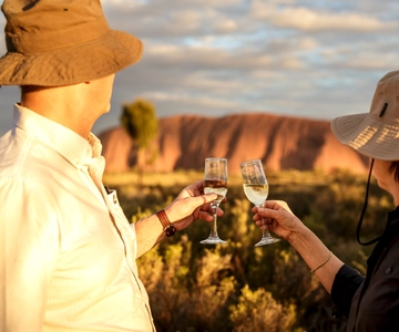 From Ayers Rock Resort: Uluru Sunset Barbecue Dinner
