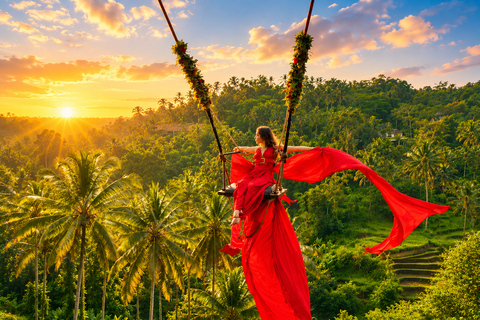 Ubud: Monkey Forest & Waterfalls With Bali Swing Tour Ubud Private Tour Without Ticket For Spesial Group Price