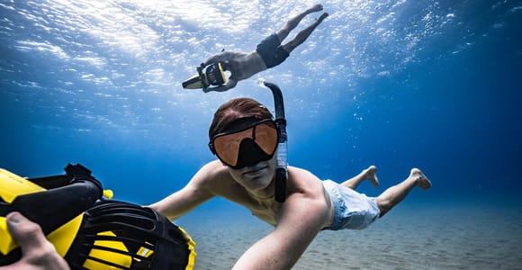 Lahaina: Kapalua Bay Eco Sea Scooter Tour with Guide