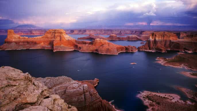 page rundflug lake powell horseshoe bend