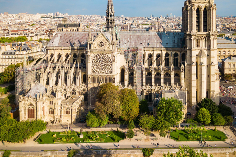 From London: Paris, Louvre, Notre Dame, Eiffel Tower & Lunch 3-course lunch at Eiffel Tower, Notre Dame + Standard class