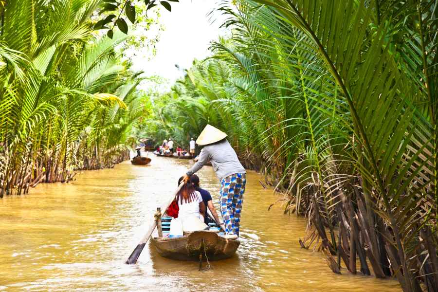 Von Ho Chi Minh Stadt aus: Mekong Delta & Vinh Trang Pagoden Tour. Foto: GetYourGuide