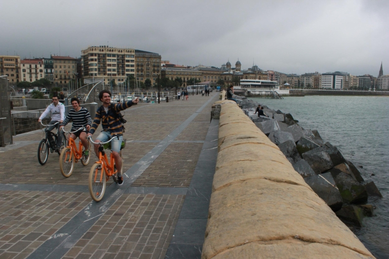 Wycieczka rowerowa dla małych grup w San SebastiánWycieczka rowerowa San Sebastián w języku hiszpańskim