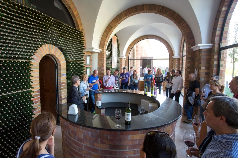 From San Sebastian: La Rioja Wine Cellar & Tasting Tour La Rioja Wine Cellar & Tasting Tour in Spanish