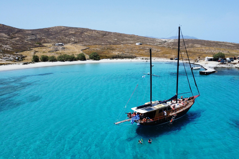 Mykonos Half-Day Swimming to Delos & Rhenia– Starts at 13:30 Mykonos: Half day cruise to Delos & Rhenia islands