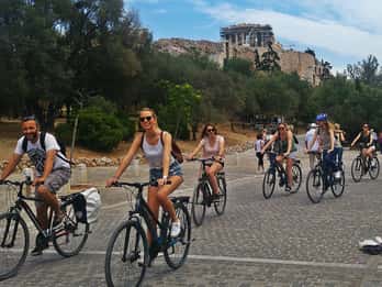 Athen: Fahrradtour am Morgen Athen: Fahrradtour am Morgen