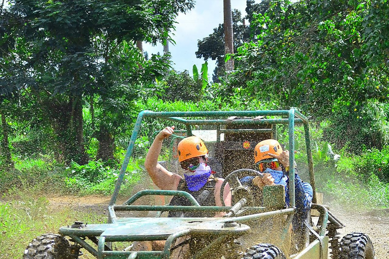 De Punta Cana: Passeio de buggy, a cavalo e tirolesa com almoço