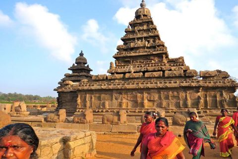 Tour privato delle grotte e dei templi di Mahabalipuram e Kanchipuram
