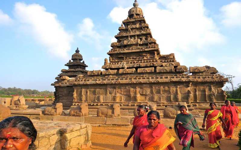 Tour privato delle grotte e dei templi di Mahabalipuram e Kanchipuram