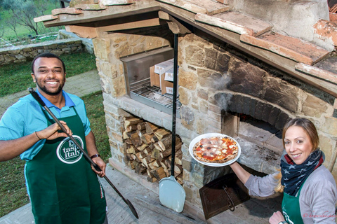 Lekcje gotowania z pizzą i gelato na farmie w Toskanii