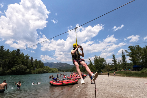 From Alanya: Small Group Jeep Safari, Buggy Rafting, Zipline ( 3 in 1 ) Buggy or Quad Safari ,Rafting, Zipline