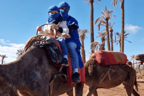 Marrakech: Palmeraie, paseo en camello y spa tradicional