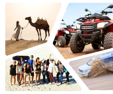 Dune Bashing, Sandboarding, Camel Ride & Optional ATV Ride