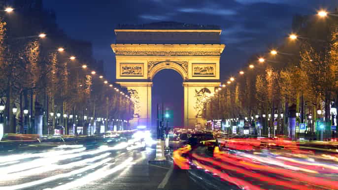 paris excursão illuminations Ônibus com guia de Áudio