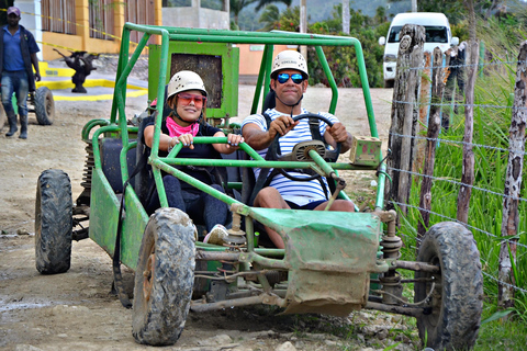 Punta Cana : Combo zipline, équitation et buggy