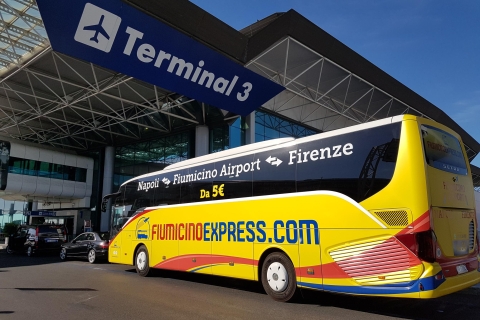 Lotnisko Fiumicino: Autobus wahadłowy do / z centrum NeapoluTransfer autobusem z lotniska Rzym-Fiumicino do Neapolu