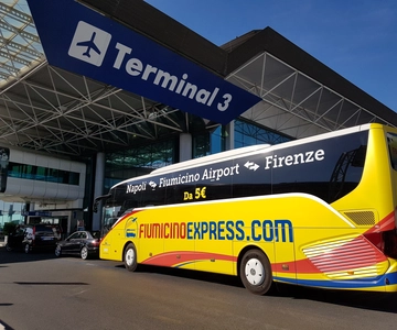 Fiumicino Airport: Shuttle Bus to/from Naples City Center