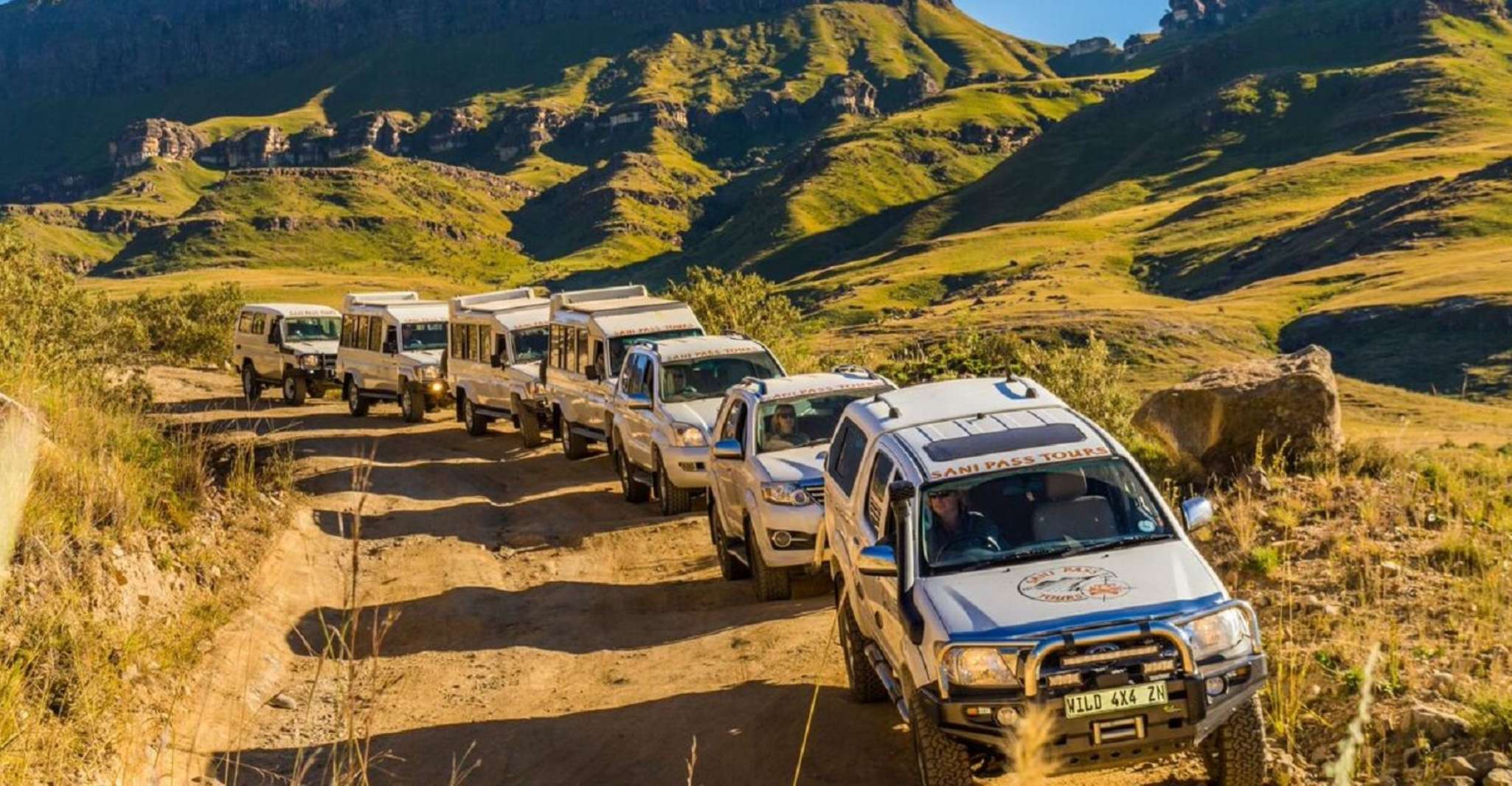 From Underberg, 4x4 Sani Pass Day Trip