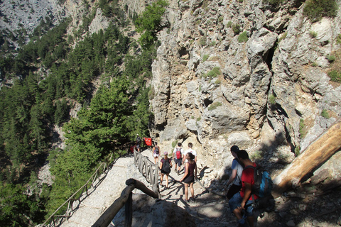 From Rethymno: Samaria Gorge Full-Day Trek with Pickup From Panormo, Lavris, Scaleta, Sfakaki, Stavromenos