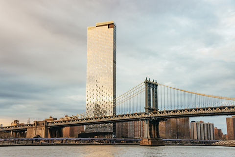 New York: avondrondvaart haven met lichtjes zonder wachten