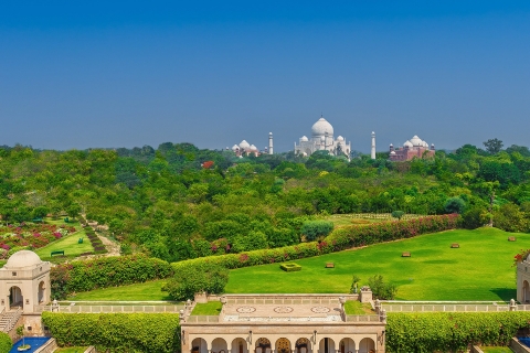 Sauter la ligne d'entrée Taj Mahal avec Mausolée : tout comprisVisite avec voiture privée et guide touristique uniquement