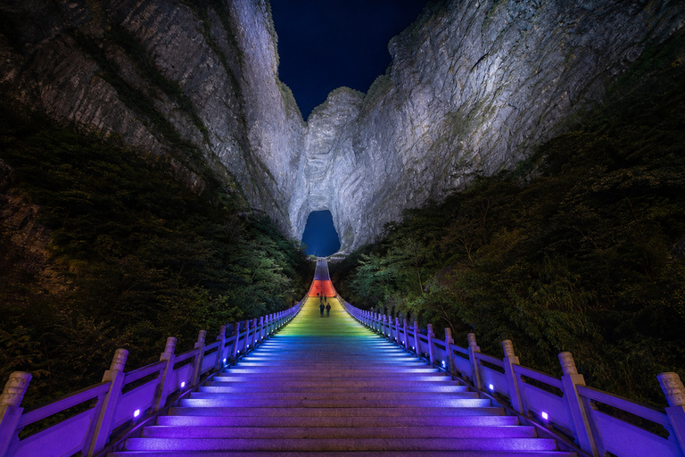 Tianmen Mountain: E-Ticket & Multilingual Guide Options Route A: City Cableway Up & Express Cableway Down